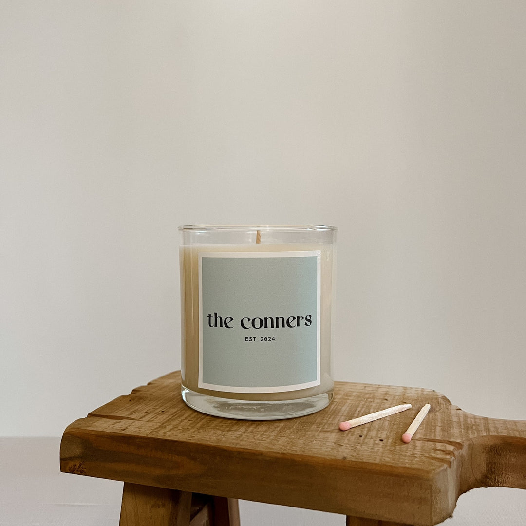 Last Name Est Candle