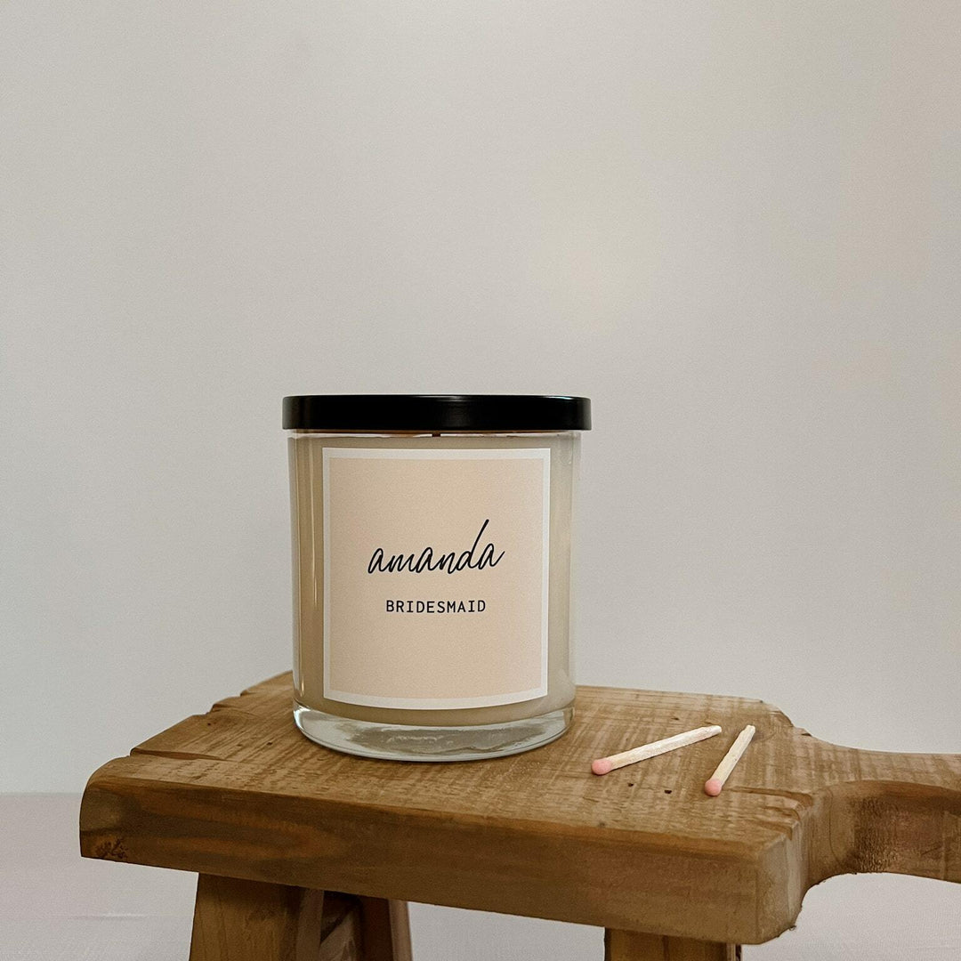 Bridesmaid Candle