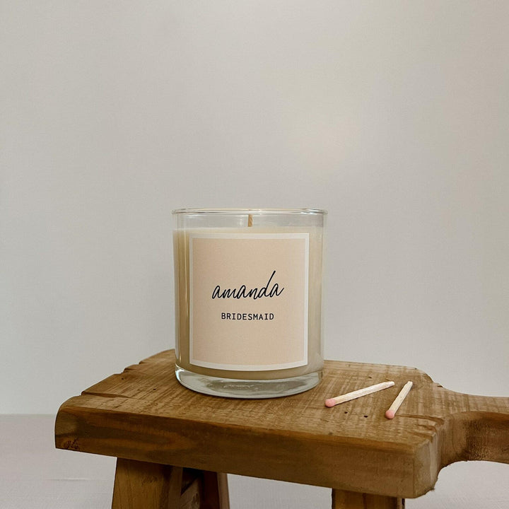 Bridesmaid Candle
