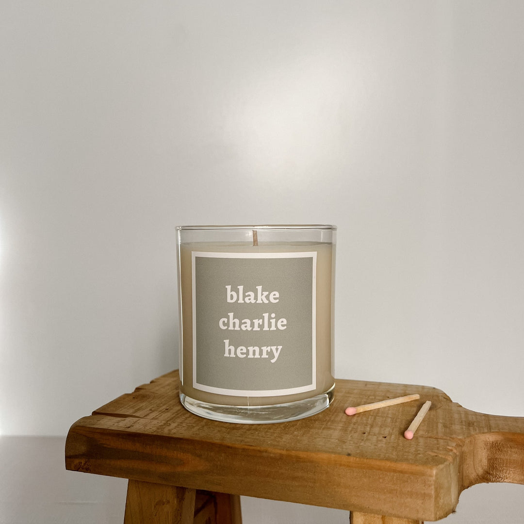 Kid Name Candle