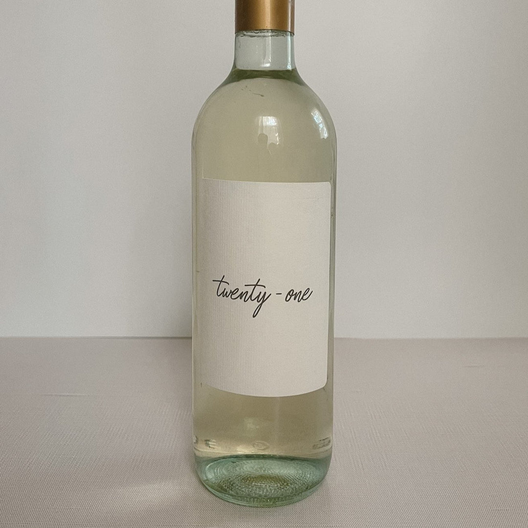 Age Script Wine Label