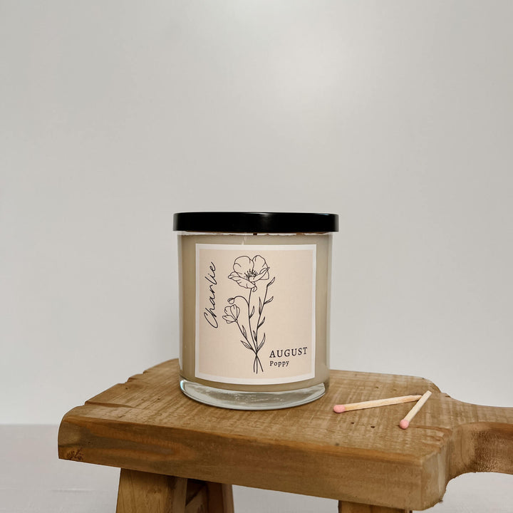 Birthday Month Flower Candle
