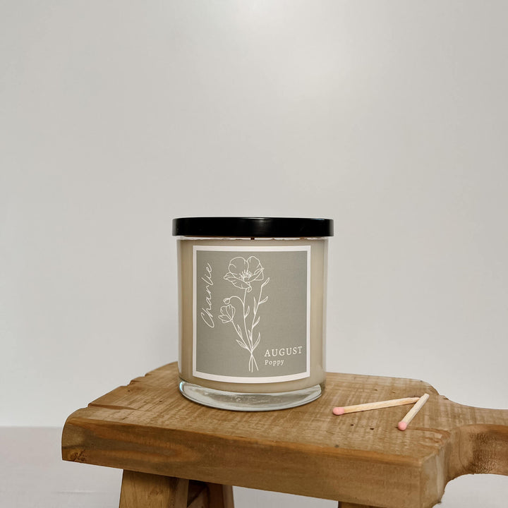 Birthday Month Flower Candle