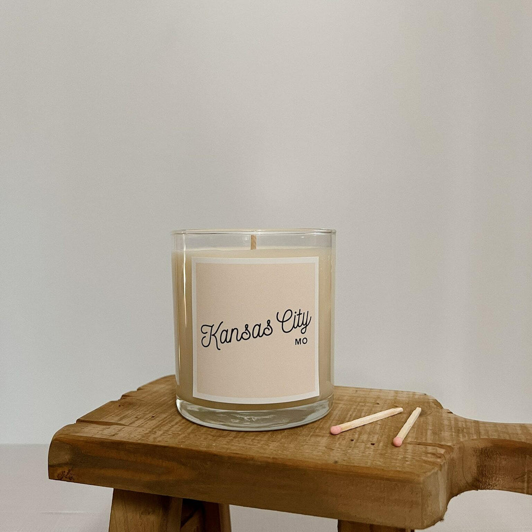 City State Script Candle