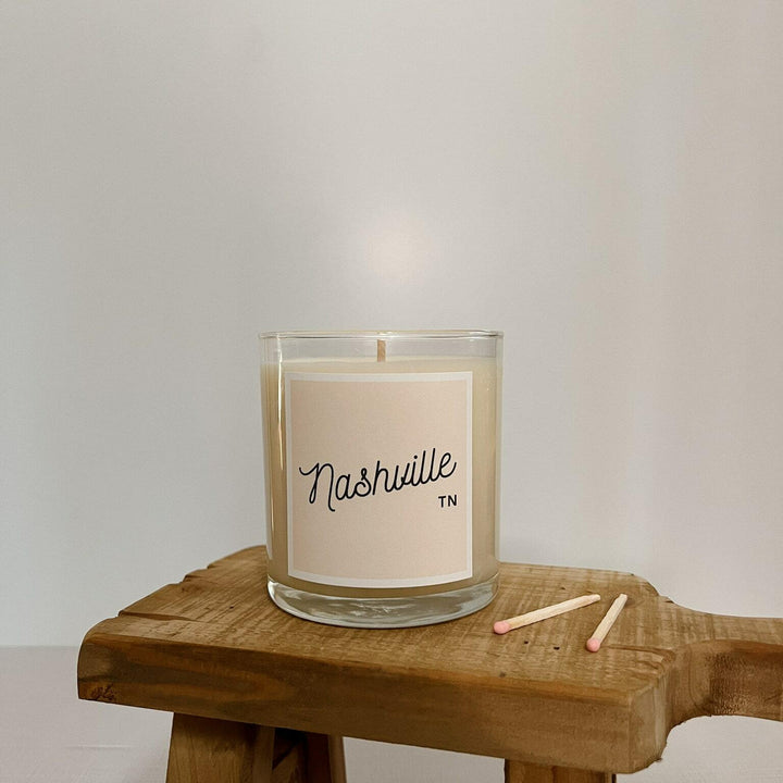 City State Script Candle