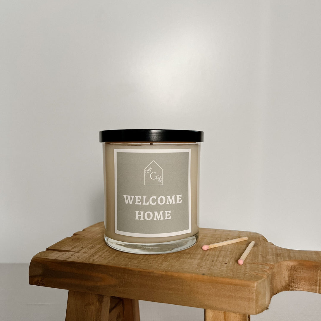 Welcome Home Logo Candle