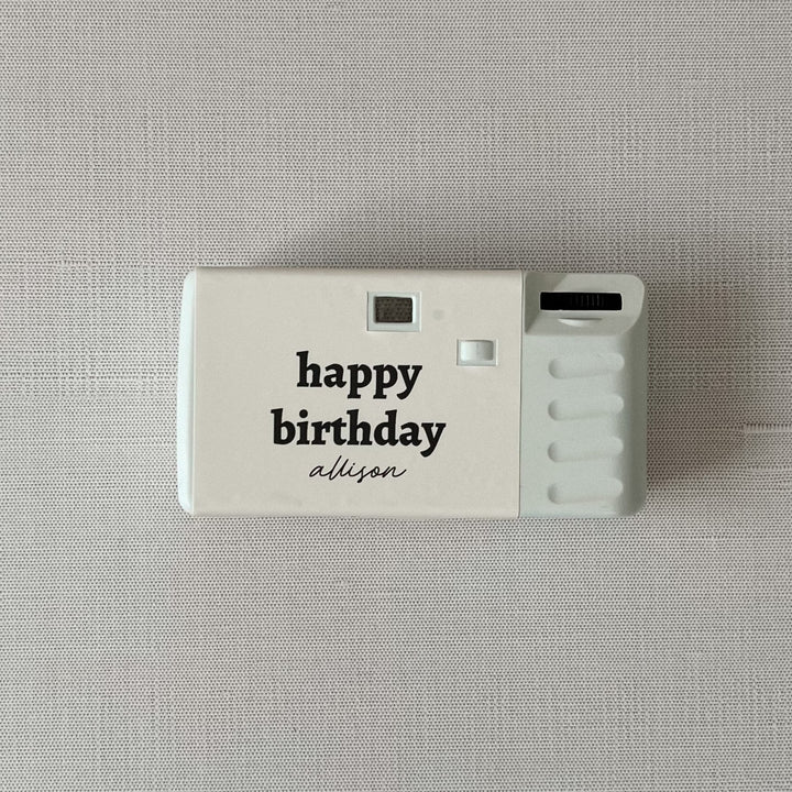 Happy Birthday Camera
