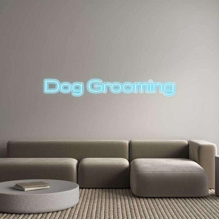 Custom Neon: Dog Grooming